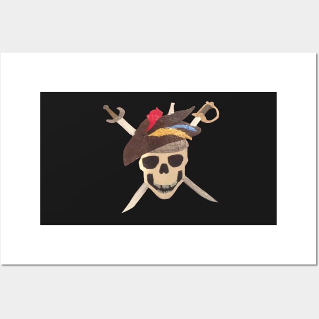 Pirate Skull 1 Wall Art by madagan11